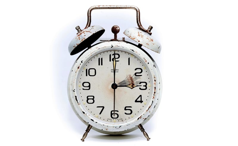 Clock and time concept